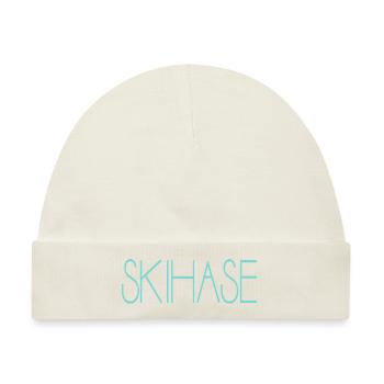 Skihase - Baby Premium Organic Mütze - Naturweiß - Vorne