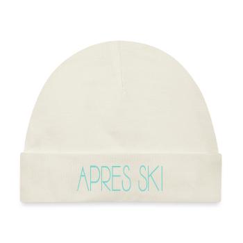 Apres Ski - Baby Premium Organic Mütze - Naturweiß - Vorne