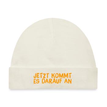 jetzt wird es wichtig - Baby Premium Organic Mütze - Naturweiß - Vorne