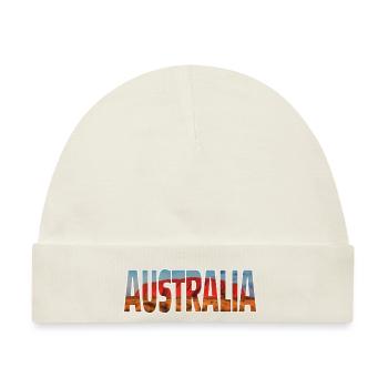 Australia - Baby Premium Organic Mütze - Naturweiß - Vorne