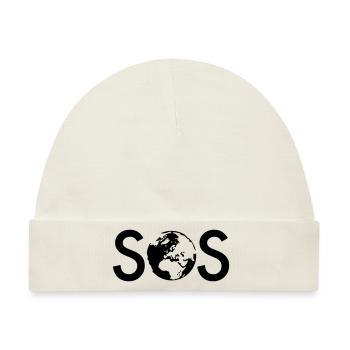 SOS - Baby Premium Organic Mütze - Naturweiß - Vorne