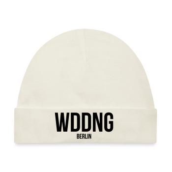 WEDDING BERLIN - Baby Premium Organic Mütze - Naturweiß - Vorne