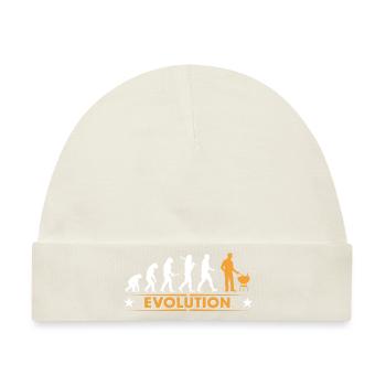 Barbecue - Grillmeister - Evolution - Baby Premium Organic Mütze - Naturweiß - Vorne