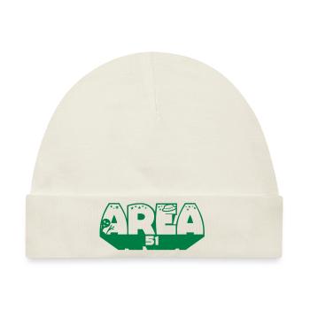 Ufo Area 51 - Baby Premium Organic Mütze - Naturweiß - Vorne