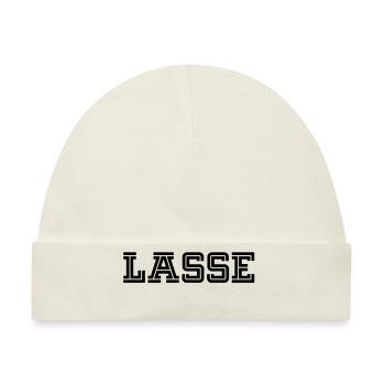 Lasse - Baby Premium Organic Mütze - Naturweiß - Vorne