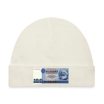 100 Mark der DDR - Baby Premium Organic Mütze - Naturweiß - Vorne