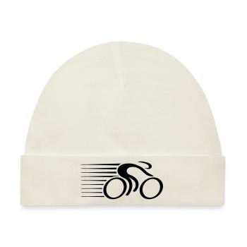 Fast Bicycle Race - Baby Premium Organic Mütze - Naturweiß - Vorne