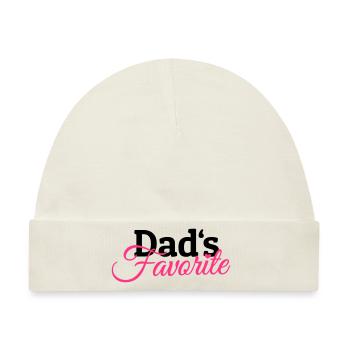 Dads Favorite - Baby Premium Organic Mütze - Naturweiß - Vorne