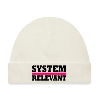 System relevant - Baby Premium Organic Mütze - Naturweiß - Vorne