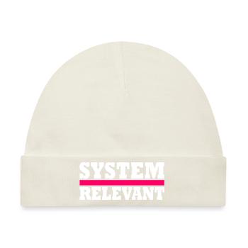 System relevant - Baby Premium Organic Mütze - Naturweiß - Vorne