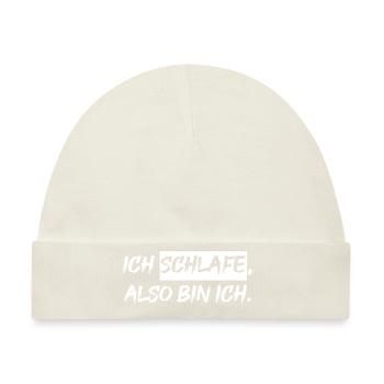 Schlafen - Baby Premium Organic Mütze - Naturweiß - Vorne