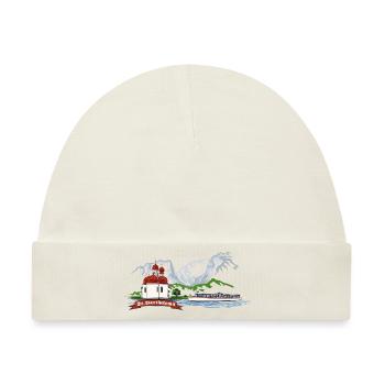 St. Bartholomä Halbinsel Hirschau Königssee - Baby Premium Organic Mütze - Naturweiß - Vorne