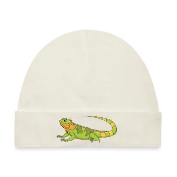 Leguan - Baby Premium Organic Mütze - Naturweiß - Vorne