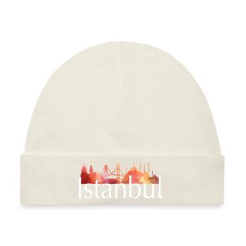 Istanbul - Baby Premium Organic Mütze - Naturweiß - Vorne