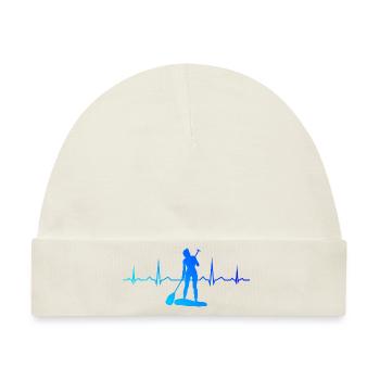 Damen Standup Paddling Standup Paddleboard - Baby Premium Organic Mütze - Naturweiß - Vorne