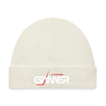 Gamer - Baby Premium Organic Mütze - Naturweiß - Vorne