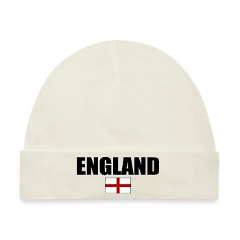 England - Baby Premium Organic Mütze - Naturweiß - Vorne