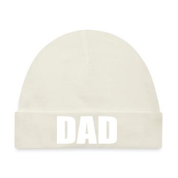 Dad - Baby Premium Organic Mütze - Naturweiß - Vorne