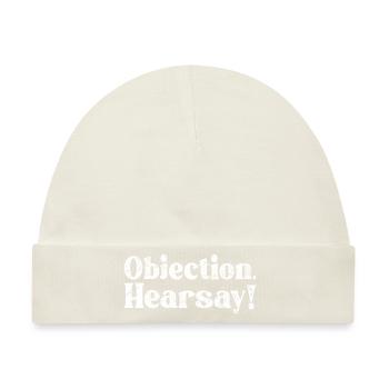 Objection Hearsay - Baby Premium Organic Mütze - Naturweiß - Vorne