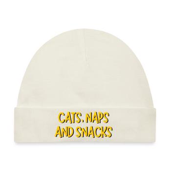 KATZEN NICKERCHEN UND SNACKS - Baby Premium Organic Mütze - Naturweiß - Vorne