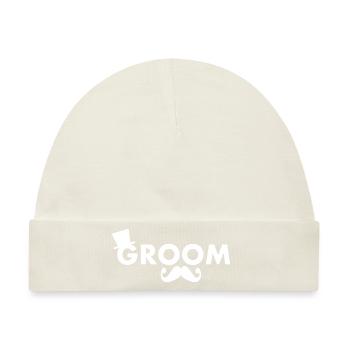 Groom - Baby Premium Organic Mütze - Naturweiß - Vorne