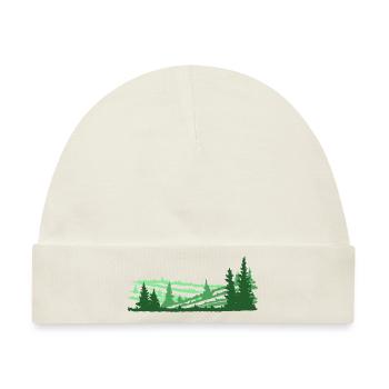 Waldlandschaft in Farbe. Einfach und schön. - Baby Premium Organic Mütze - Naturweiß - Vorne