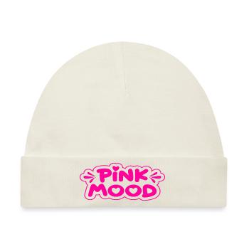 Pink Mood - Baby Premium Organic Mütze - Naturweiß - Vorne