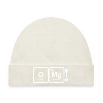 Oh mein Gott - Baby Premium Organic Mütze - Naturweiß - Vorne