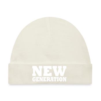 New generation - Baby Premium Organic Mütze - Naturweiß - Vorne