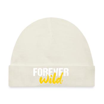 Forever wild - Baby Premium Organic Mütze - Naturweiß - Vorne