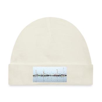 Boote und ihre Reflexion - Baby Premium Organic Mütze - Naturweiß - Vorne