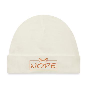 Nope - Baby Premium Organic Mütze - Naturweiß - Vorne