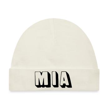 Mia - Mia - Baby Premium Organic Mütze - Naturweiß - Vorne
