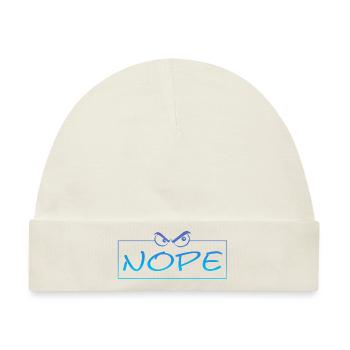 Nope - Baby Premium Organic Mütze - Naturweiß - Vorne