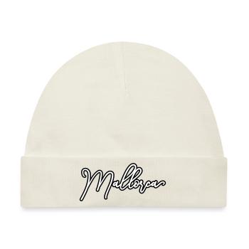 Mallorca Stylisch - Baby Premium Organic Mütze - Naturweiß - Vorne