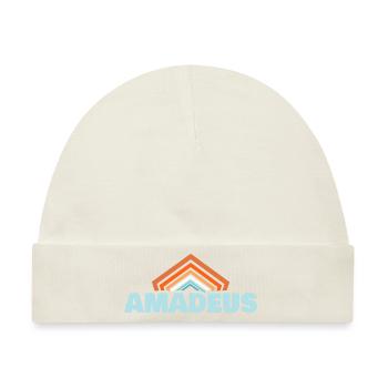 Vorname Amadeus - Baby Premium Organic Mütze - Naturweiß - Vorne