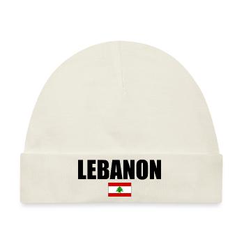 Libanon - Baby Premium Organic Mütze - Naturweiß - Vorne