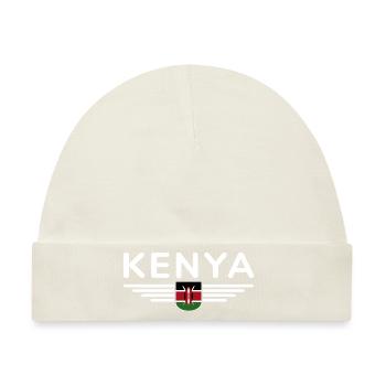 Nairobi Design für Kenia-Liebhaber - Baby Premium Organic Mütze - Naturweiß - Vorne