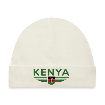Nairobi Design für Kenia-Liebhaber - Baby Premium Organic Mütze - Naturweiß - Vorne