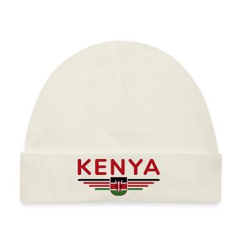 Nairobi Design für Kenia-Liebhaber - Baby Premium Organic Mütze - Naturweiß - Vorne