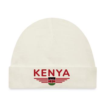 Nairobi Design für Kenia-Liebhaber - Baby Premium Organic Mütze - Naturweiß - Vorne