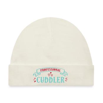 Professional Cuddler 2 - Baby Premium Organic Mütze - Naturweiß - Vorne