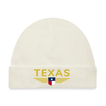 Texas Fan T-Shirt – Lone Star Style - Baby Premium Organic Mütze - Naturweiß - Vorne