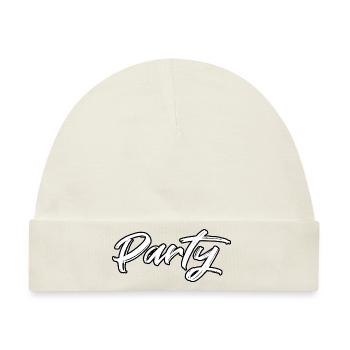 Partei - Baby Premium Organic Mütze - Naturweiß - Vorne