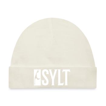 Sylt Insel - Baby Premium Organic Mütze - Naturweiß - Vorne