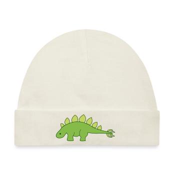 Stegosaurus - Baby Premium Organic Mütze - Naturweiß - Vorne