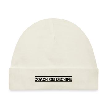 Coach Wer - Baby Premium Organic Mütze - Naturweiß - Vorne