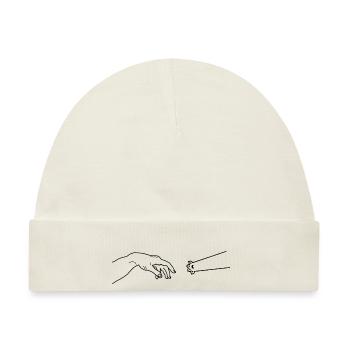 Katze Renaissance Katzen Lustig Kunst - Baby Premium Organic Mütze - Naturweiß - Vorne