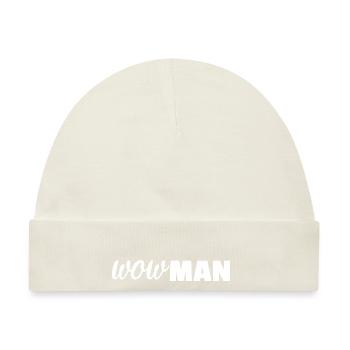 Wowman - Frauentag Powerfrau Feminismus Geschenk - Baby Premium Organic Mütze - Naturweiß - Vorne