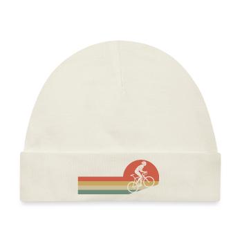 Fahrrad Geschenk, Fahrrad Fahrrad Geschenk, Fahrrad Geschenk - Baby Premium Organic Mütze - Naturweiß - Vorne